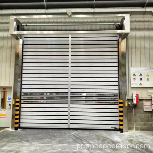 Porta de garagem para servo de alta velocidade em espiral de alumínio